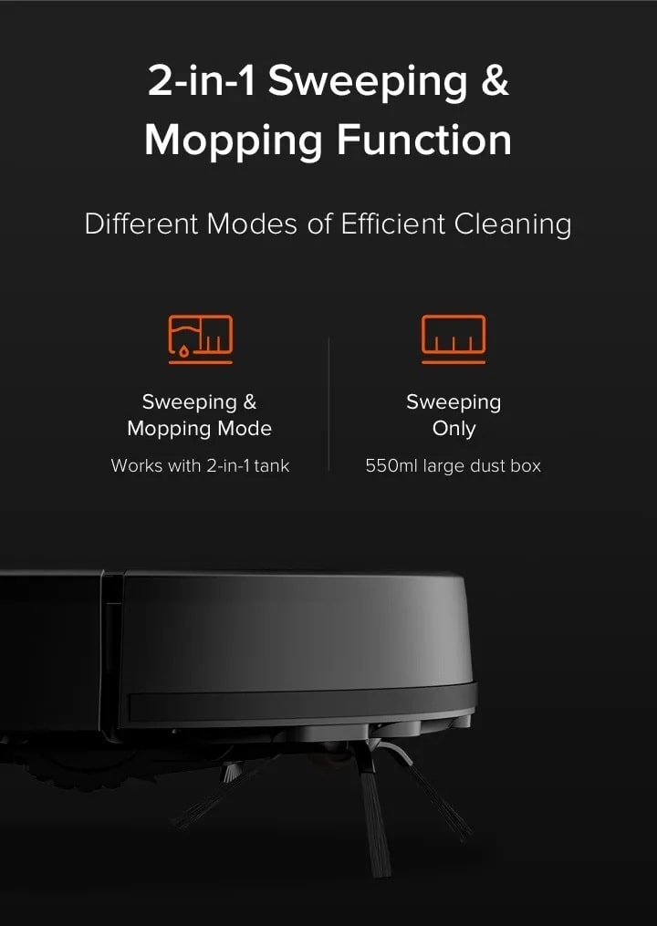 Xiaomi Mi Robot Vacuum Mop Cleaner Pro 2